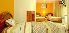 habitaciones triple, hotel costa norte